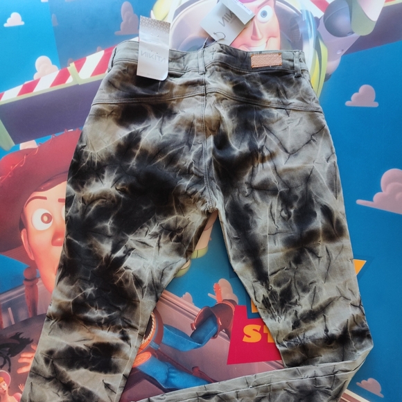 Nikita women's skinny tie-dye Jean's color black/grey US size 25-32 - Picture 7 of 9